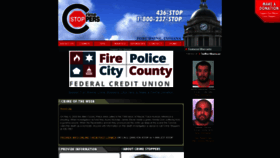 What Crimestoppersfw.org website looked like in 2020 (3 years ago)