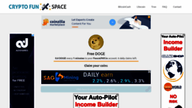 What Cryptofun.space website looked like in 2020 (3 years ago)