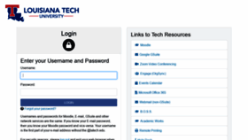 What Cas.latech.edu website looked like in 2020 (3 years ago)