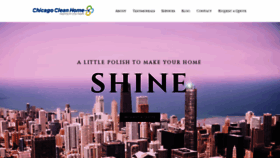 What Chicagocleanhome.com website looked like in 2020 (3 years ago)