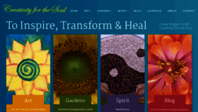What Creativityforthesoul.com website looked like in 2020 (3 years ago)