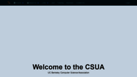What Csua.org website looked like in 2020 (3 years ago)