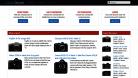 What Cameradecision.com website looked like in 2020 (3 years ago)
