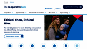 What Cooperativebank.com website looked like in 2020 (3 years ago)