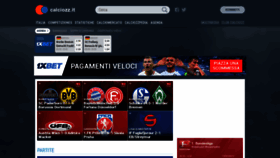 What Calciozz.it website looked like in 2020 (6 years ago)