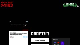 What Craftnite.io website looked like in 2020 (3 years ago)