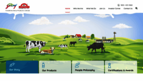 What Creamlinedairy.com website looked like in 2020 (3 years ago)