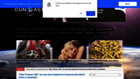 What Cunoastelumea.ro website looked like in 2020 (5 years ago)