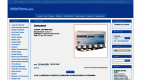 What Clenbuterol-sopharma.steroidsforsale.biz website looked like in 2020 (3 years ago)