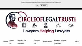 What Circleoflegaltrust.com website looked like in 2020 (3 years ago)