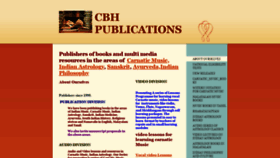What Cbhpublications.co.in website looked like in 2020 (3 years ago)