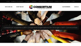 What Consortium.lgbt website looked like in 2020 (3 years ago)