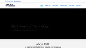 What Cellinfotech.com website looked like in 2020 (3 years ago)