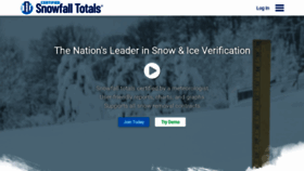 What Certifiedsnowfalltotals.com website looked like in 2020 (3 years ago)