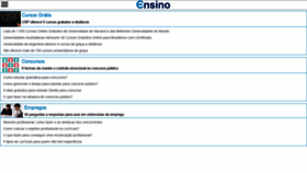 What Canaldoensino.com.br website looked like in 2020 (3 years ago)