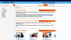 What Cne.thieme.de website looked like in 2020 (3 years ago)