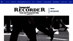 What Commercialrecorder.com website looked like in 2020 (3 years ago)