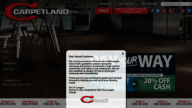 What Carpetlandusa.net website looked like in 2020 (3 years ago)