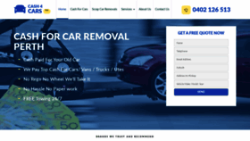 What Cash4cars-wa.com.au website looked like in 2020 (3 years ago)