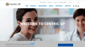 What Centricgp.ie website looked like in 2020 (3 years ago)
