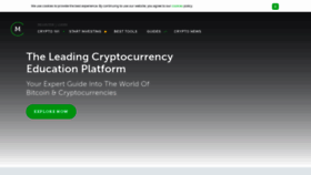 What Cryptomaniaks.com website looked like in 2020 (3 years ago)