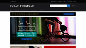 What Cyclerepublic.com website looked like in 2020 (3 years ago)