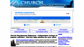 What Church-software-home-page.com website looked like in 2020 (3 years ago)