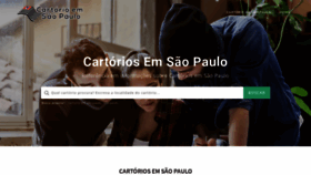 What Cartorioemsaopaulo.com.br website looked like in 2020 (3 years ago)