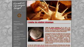 What Ceraformation.fr website looked like in 2020 (3 years ago)