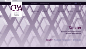 What Cbavocats.com website looked like in 2020 (5 years ago)