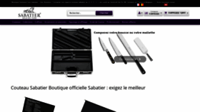 What Couteau-sabatier.fr website looked like in 2020 (3 years ago)