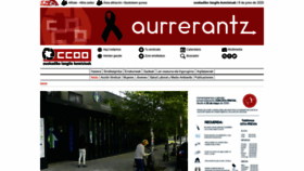 What Ccoo.eus website looked like in 2020 (3 years ago)