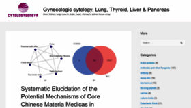 What Cytologygeneva2014.com website looked like in 2020 (3 years ago)
