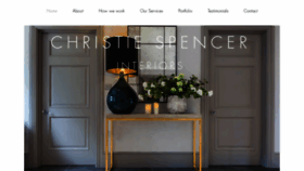 What Christiespencerinteriors.co.uk website looked like in 2020 (3 years ago)