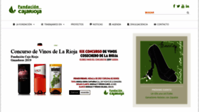 What Cajarioja.es website looked like in 2020 (3 years ago)