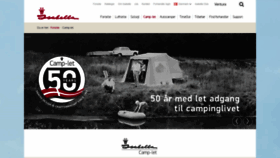 What Camplet.dk website looked like in 2020 (3 years ago)
