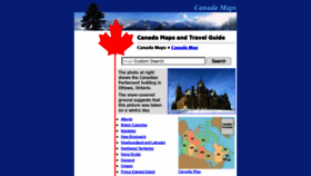 What Canada-maps.org website looked like in 2020 (3 years ago)