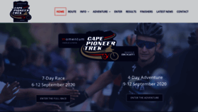 What Capepioneer.co.za website looked like in 2020 (3 years ago)