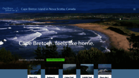 What Capebretonisland.com website looked like in 2020 (3 years ago)