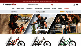 What Cambriabike.com website looked like in 2020 (3 years ago)