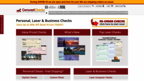 What Carouselchecks.com website looked like in 2020 (3 years ago)
