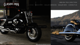 What Classiciron.com website looked like in 2020 (5 years ago)