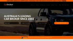 What Carbroker.com.au website looked like in 2020 (5 years ago)