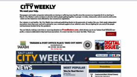 What Cityweekly.net website looked like in 2020 (3 years ago)