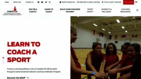 What Coach.ca website looked like in 2020 (3 years ago)