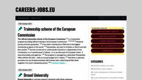 What Careers-jobs.eu website looked like in 2020 (3 years ago)
