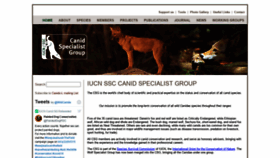 What Canids.org website looked like in 2020 (3 years ago)