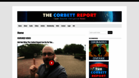 What Corbettreport.com website looked like in 2020 (3 years ago)