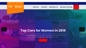 What Cars4women.co.za website looked like in 2020 (3 years ago)