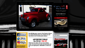 What Carsonline.com website looked like in 2020 (3 years ago)